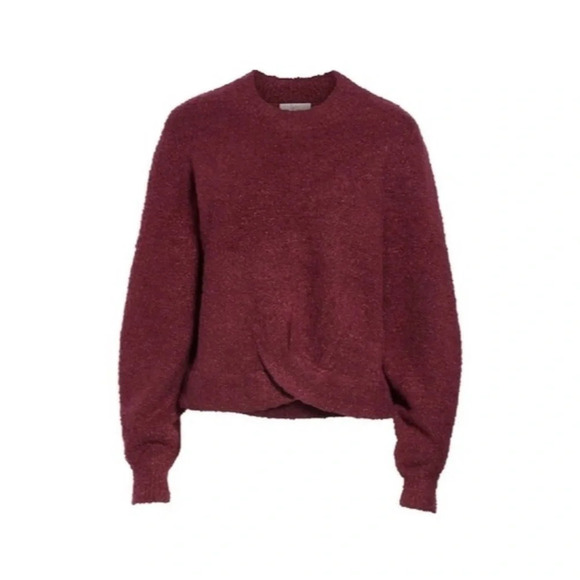 Joie • Stavan Metallic Detail Crewneck Sweater Blackberry - Picture 11 of 11